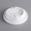 A Picture of product DCC-OPT1224TG Optima® Lids for ThermoGuard® HIPS Reclosable Lids. 12-24 oz. White. 1200 lids/case. 100 lids/sleeve, 12 sleeves/case.