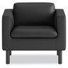 A Picture of product HON-VP3LCHRBLK HON® Parkwyn Series Club Chair 33" x 26.75" 29", Black Seat, Back, Base