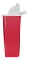 A Picture of product AMZ-0354 Oakridge Sharps Containers with Mailbox-Style Lids, CDC Certified. 5 qt. Red. 2/pack.