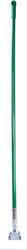 Sparta Spectrum Fiberglass Dust Mop Handles with Clip-On Connector. 60 in. Green. 12 each/case.
