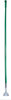 A Picture of product CFS-362113EC09 Sparta Spectrum Fiberglass Dust Mop Handles with Clip-On Connector. 60 in. Green. 12 each/case.
