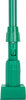 A Picture of product CFS-369475EC09 Sparta Spectrum Fiberglass Jaw Style Mop Handles. 60 in. Green. 12 each/case.