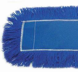 O'Dell Clinger Magnetic Cut End Mop with Slot Pocket. 72 X 5 in. Blue. 3/pack.