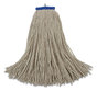 A Picture of product BWK-724C Boardwalk® Cut-End Lie-Flat Economical Cotton Mop Head. 24 oz. White. 12/carton.