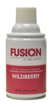 Fusion Metered Aerosols. 6.25 oz. Wildberry  scent. 12 cans/case.
