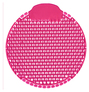 A Picture of product FRP-S709 Slant7 Angled Urinal Screens, Kiwi Grapefruit Scent, 10/Box, 60/Case