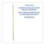 A Picture of product BWK-834 Boardwalk® Lie-Flat Screw-In Mop Handle,  Lacquered Wood, 1 1/8" dia. x 60"L, Natural