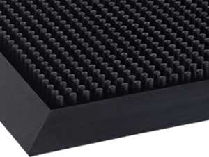 Mat-A-Dor™ Scraper/Heavy Traffic Rubber Mat. 36 X 60 in. Black #100