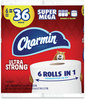 A Picture of product PGC-60798 Charmin® Ultra Strong Bathroom Tissue, Septic Safe, 2-Ply, White, 396 Sheet/Roll, 6 Rolls/Pack, 3 Packs/Carton