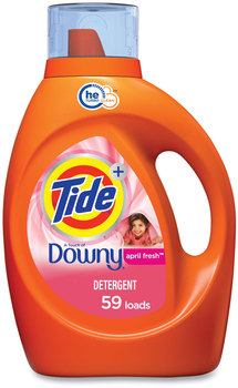 Tide® Plus a Touch of Downy® Liquid Laundry Detergent, Original Touch of Downy Scent, 92 oz Bottle