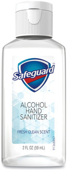 Safeguard™ Alcohol Hand Sanitizer Gel, 2 oz Flip-Cap Bottle, Fresh Clean Scent, 48/Carton