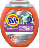 A Picture of product PGC-53437 Tide® Hygienic Clean Heavy 10x Duty Power Pods, Spring Meadow Scent, 81 oz Tub, 48 Pods/Tub, 4 Tubs/Carton