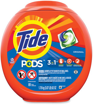 Tide®™ PODS 3-in-1 Laundry Detergent. Original scent. 81 pods/pack.