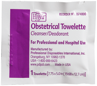 Hygea Obstetrical Towelette, 100 Towels/Box, 10 Boxes/Case