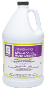 Lite'n Foamy® Non-Alcohol Hand Sanitizer. 1 gal. Sunshine Lemon scent. 4/case.