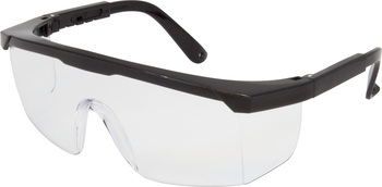 Pro-Guard® Classic 801 Safety Glasses, Clr Lens/ Blk Frame, ANSI, 12 PR/BX; 12 BX/CS