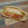 A Picture of product ELK-RF4312KW 4.25" x 2.75 x 11.75" 80 GSM Kraft w/OPP #ReadyFresh® Kraft Paper Sandwich Bag with Window, 500/CS