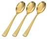 A Picture of product FIS-751 6.25" HEAVY WEIGHT SPOONS, GOLD, 400/CS (25/16)