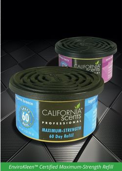 California Scents Pro, Maximum Strength 60 Day Organic Refills, Shasta Strawberry, 12/Box, 48/Case