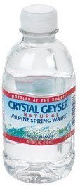 Crystal Geyser Spring Water Bottles. 8 oz. 30 count. 144/Pallet.