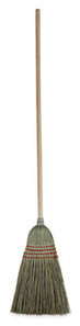 Boardwalk® Mixed Fiber Maid Broom, Mixed Fiber Bristles, 55" Overall Length, Natural