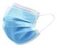A Picture of product STZ-MFB3EL2K Safety Zone® Polypropylene 3-Ply Face Mask with Ear Loops. One-Size-Fits-All. 17.5 X 9 cm. Light Blue. 50/box.