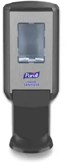 PURELL® CS4 Push-Style Hand Sanitizer Dispenser - Graphite