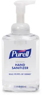 PURELL® Advanced Hand Sanitizer Foam -  515mL Table Top Pump Bottle