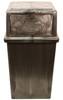 A Picture of product IMP-87504 Impact® Vanguard™ Plastic Indoor/Outdoor Trash Receptacle. 45 gal. Brown.