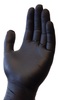 A Picture of product 965-603 The Safety Zone® Powder Free Heavy-Weight Single-Use Nitrile Gloves. Size Large. 5 mil. Black. 100/box, 10 boxes/case.