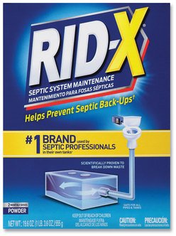 RID-X® Septic System Treatment Concentrated Powder, 19.6 oz, 6/Case
