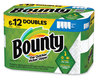 A Picture of product PGC-05825 Bounty® Select-a-Size 2-Ply Kitchen Roll Paper Towels. 6 X 11 in. White. 90 sheets/double roll, 6 rolls/carton.