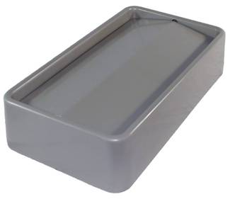 Thin Bin® Container Lid. 23 gal. Gray.