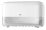 A Picture of product TRK-473200 Tork Elevation Coreless 2-Rolls High Capacity Bath Tissue Dispenser. 8.2 X 14.2 X 5.1 in. White.
