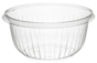 A Picture of product 969-556 Dart® PresentaBowls® OPS Bowls. 16 oz. Clear. 63 bowls/sleeve, 8 sleeves/case.