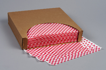 12x12 Waxed Paper Wrap or Basket Liner Sheet, Brown Paper, 1000