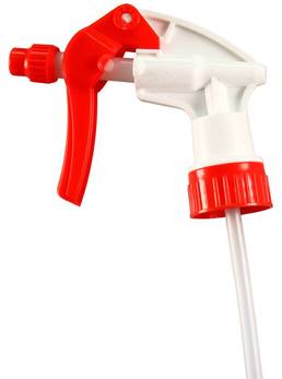 Impact® General Purpose Trigger Sprayer. 9-⅞ inch Tube. White/Red.