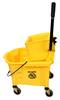 A Picture of product SSE-9Y26263Y Impact® Sidepress Wringer and Bucket Combo. 26 qt. Yellow.