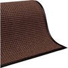 A Picture of product 963-856 Waterhog™ Classic Border Entrance-Scraper/Wiper-Indoor/Outdoor Mat with Smooth Back. 3 X 10 ft. Dark Brown.