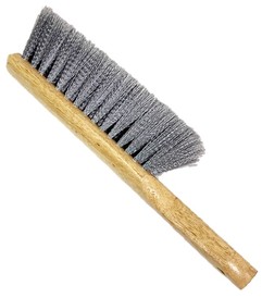 Counter Duster Brush Gray Flagged Wood Block