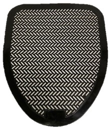 Urinal Mat Fragrance Free Black 6/Case