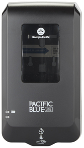 PACIFIC BLUE ULTRA™ AUTOMATED TOUCHLESS SOAP & SANITIZER DISPENSER BY GP PRO (GEORGIA-PACIFIC), BLACK, 1 DISPENSER