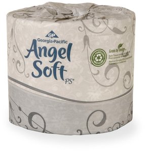 Georgia Pacific® Professional Angel Soft ps® Premium Bathroom Tissue,  450 Sheets/Roll, 80 Rolls/Carton.
