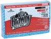 A Picture of product 351-124 Brawny Dine-A-Wipe™ Foodservice Quarterfold Busing Towel (HEF).  21" x 14".  Blue & White.  330 Wipers/Package.