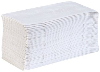Preference® 2-Ply 1/8 Fold Paper Dinner Napkins.  16" x 15".  White Color.  100 Napkins/Package.