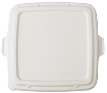 9” SQUARE FLAT BAGASSE LID