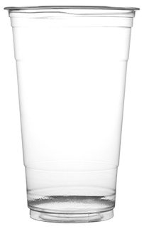 Fineline Super Sips PETE Drinking Cups. 32 oz. Clear. 50/bag, 6 bags/carton.