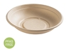 A Picture of product FIS-43RB24 Conserveware Round Bagasse Bowls. 24 oz. 8 in. 300 bowls/case.