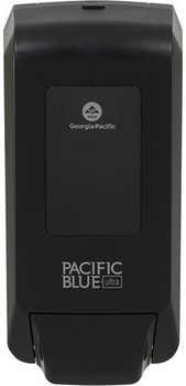 GP Pacific Blue Ultra™ Soap/Sanitizer Dispenser. 5.063 X 6.188 X 12.125 in. Black. CUSTOM LOGO 6 PER CASE.