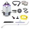 A Picture of product PTM-107713 ProTeam GoFit™ 3 Quart Commercial Backpack Vacuum with Xover Multi-Surface Telescoping Wand Tool Kit, 120 Volt